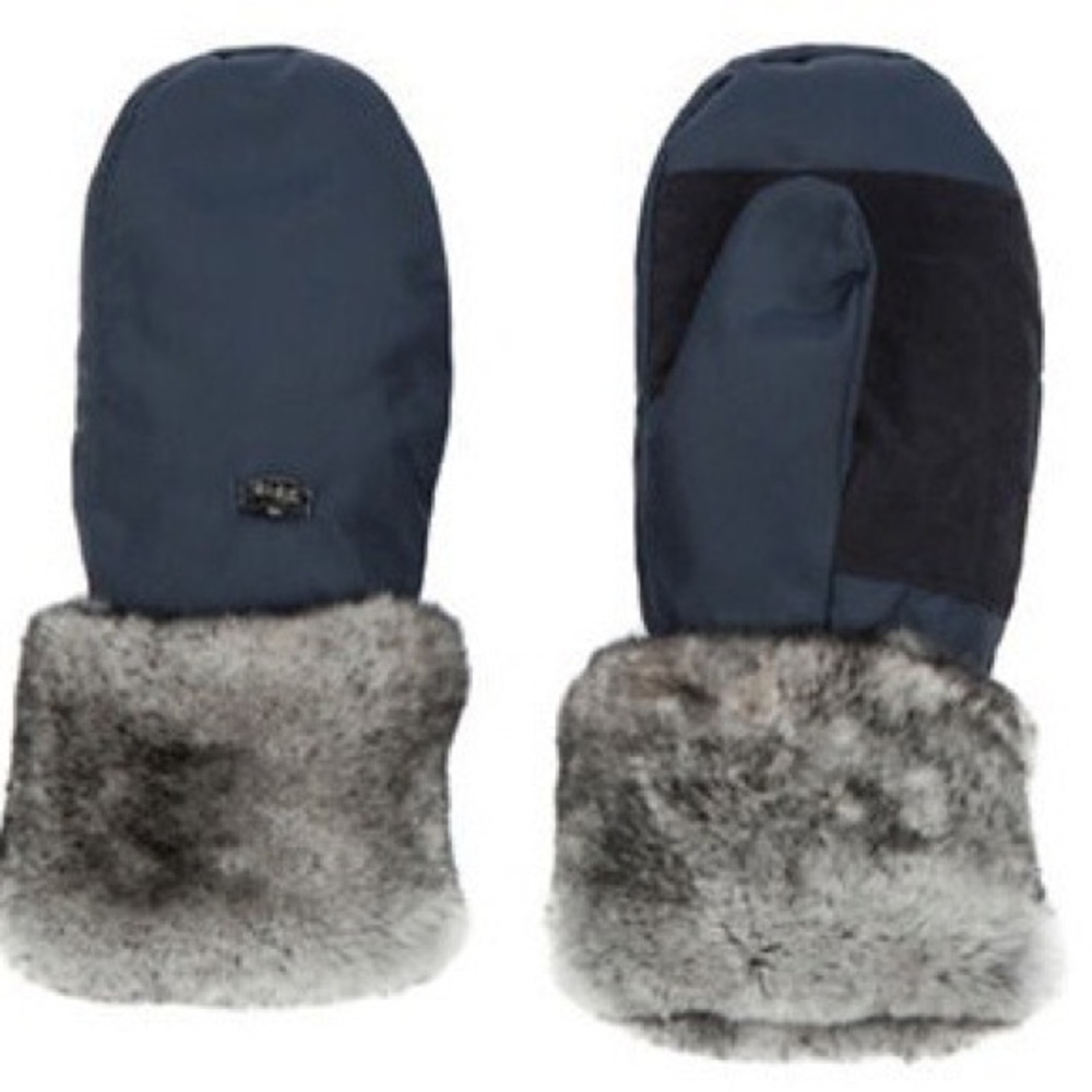 Rabbit Fur Mittens